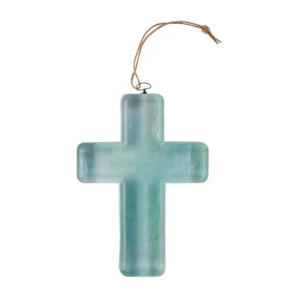 Cross Glass Ornament Sitters