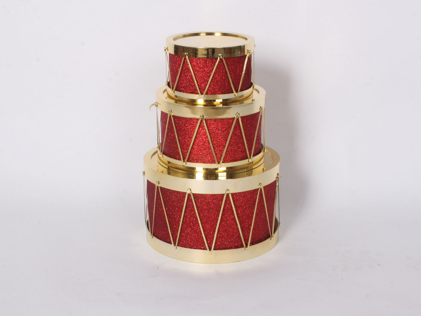 Shiny Red Glitter Drum
