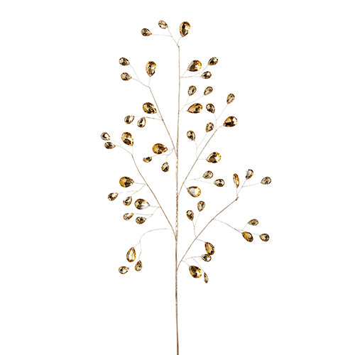 30" Gold Jewel Spray