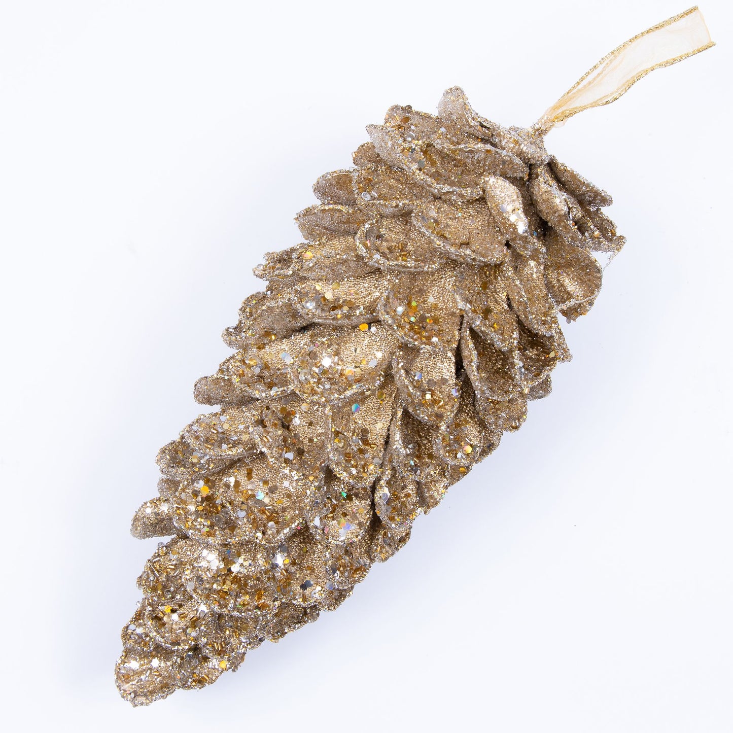 12" Glitter Pinecone