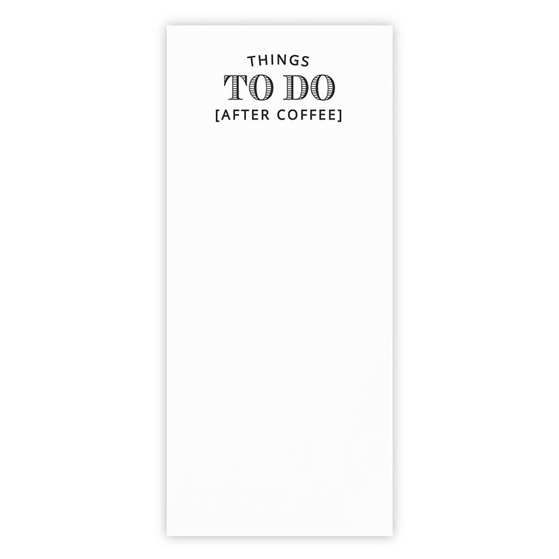 Things To (After Coffee)