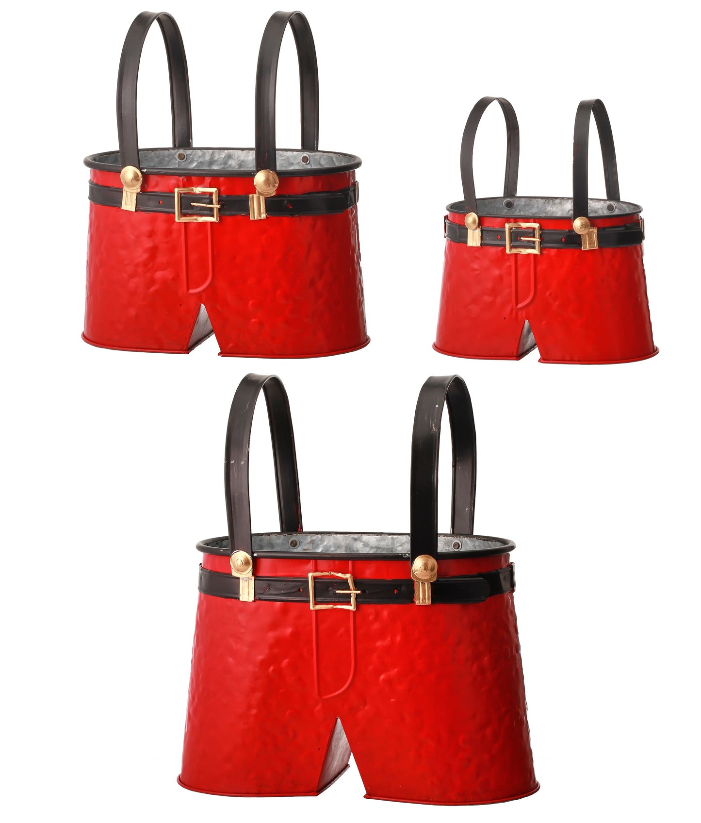 Metal Santa Pants with Handles