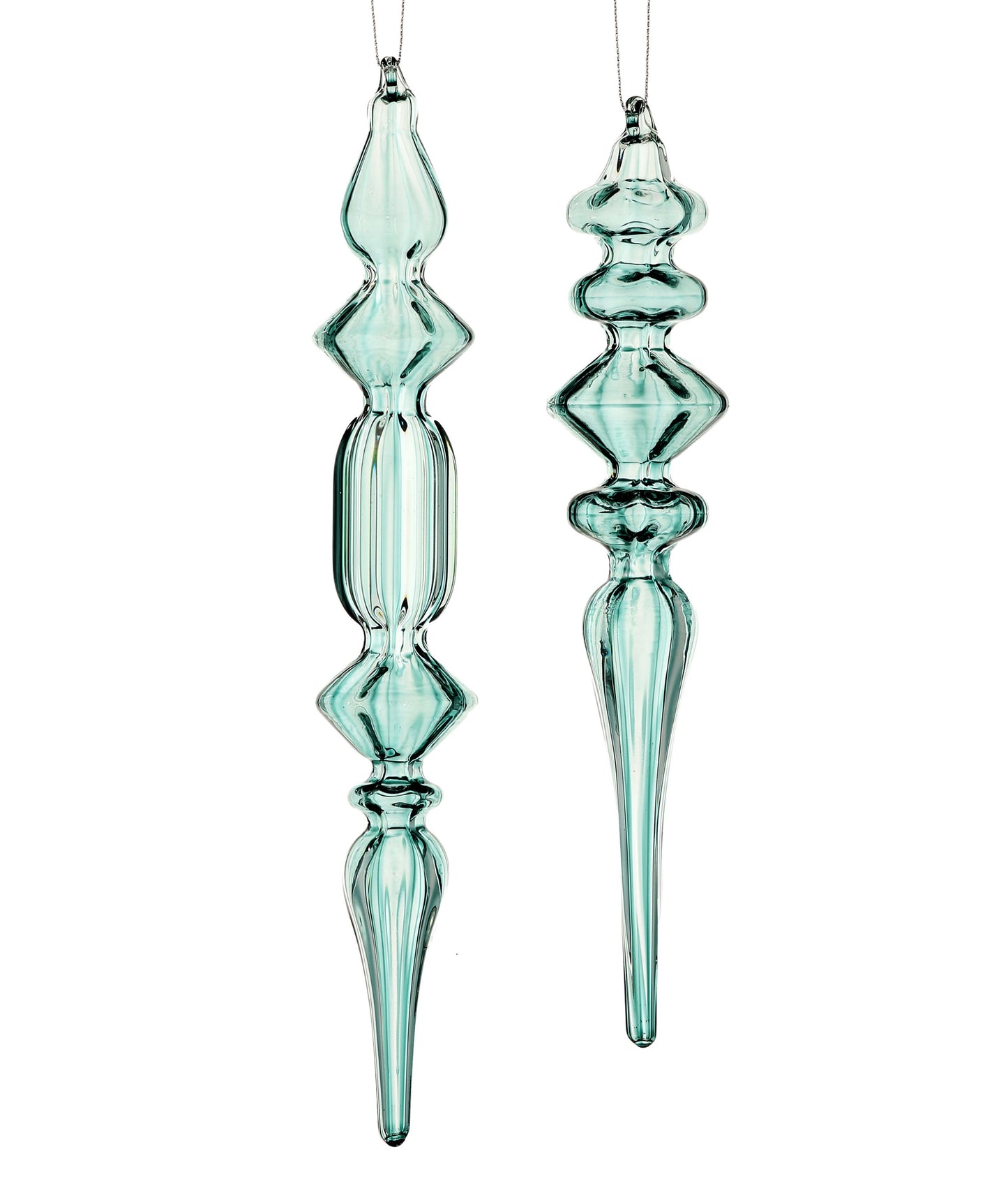 Glass Opaque Finial Ornament