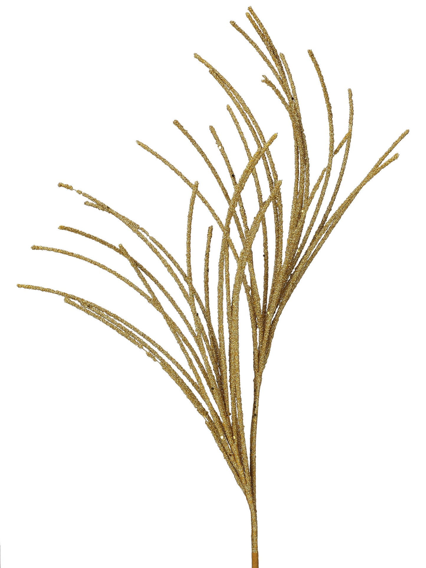 28" Micro Beaded/Sequin Grass Spray