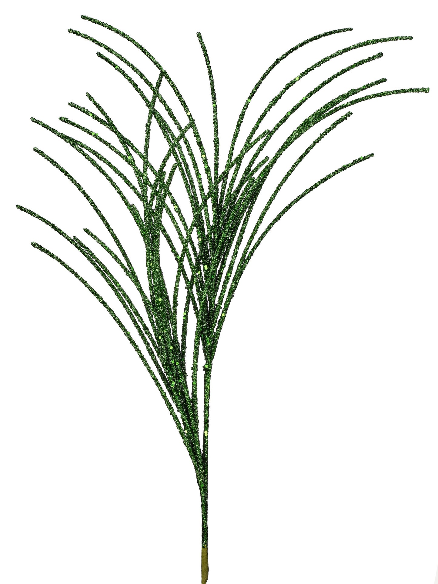 28" Micro Beaded/Sequin Grass Spray