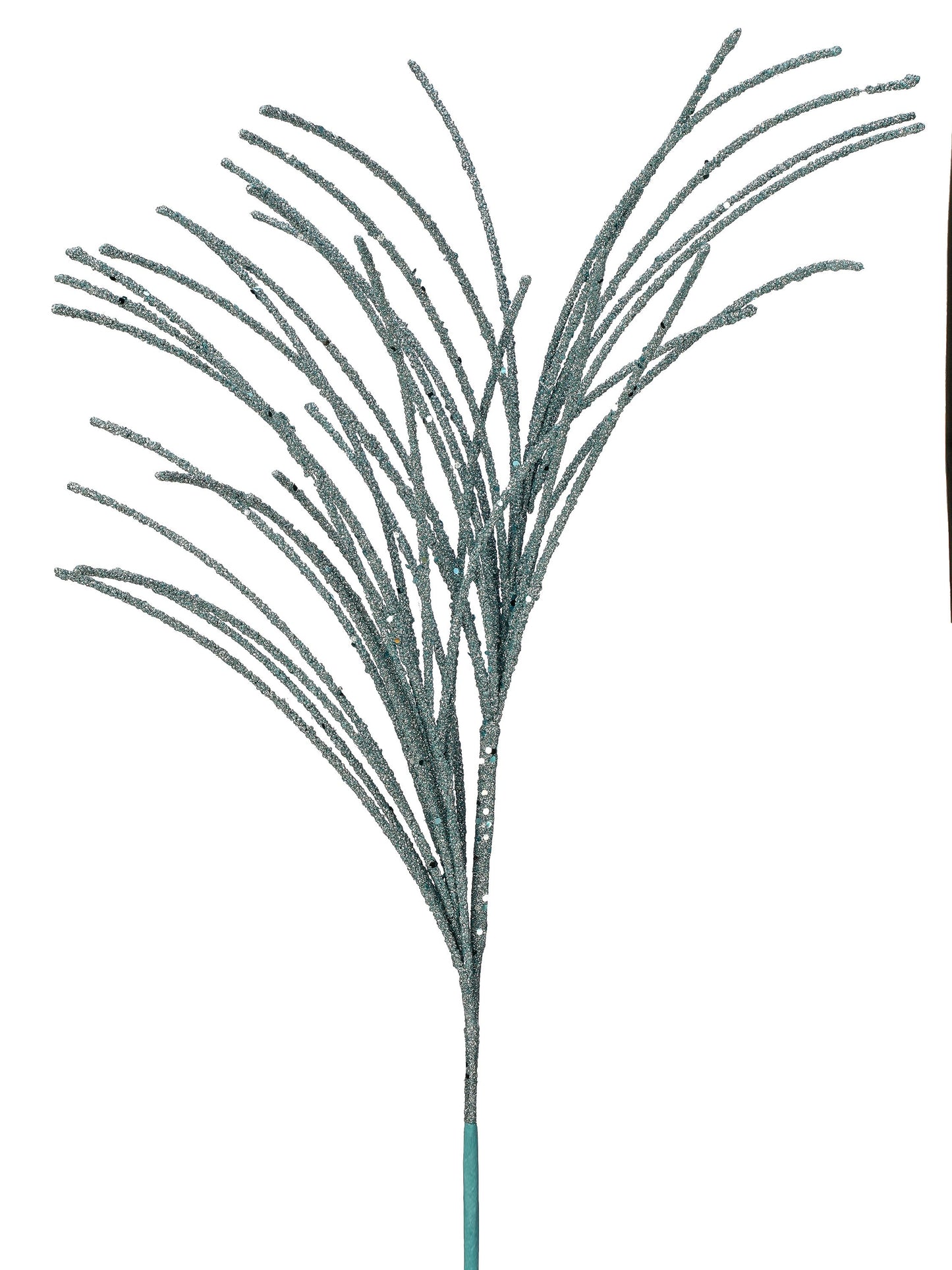 28" Micro Beaded/Sequin Grass Spray