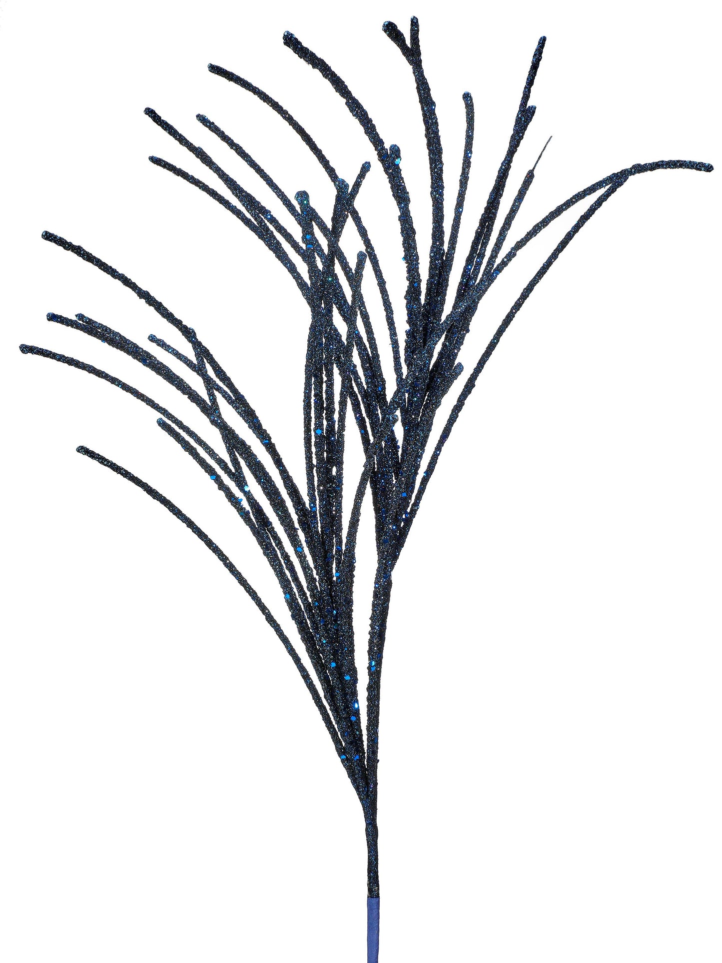 28" Micro Beaded/Sequin Grass Spray