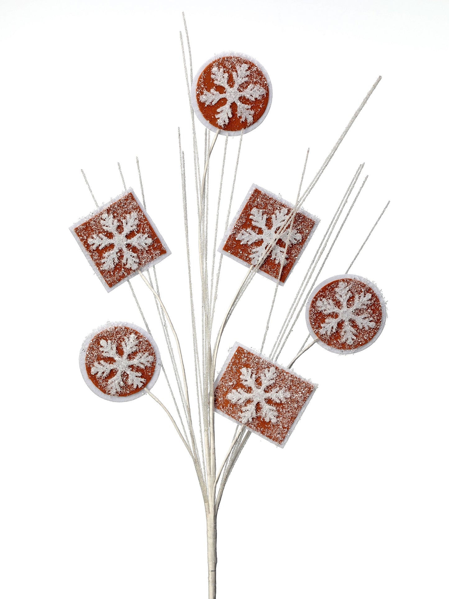 25" Frosted Gingerbread Cookie Spray