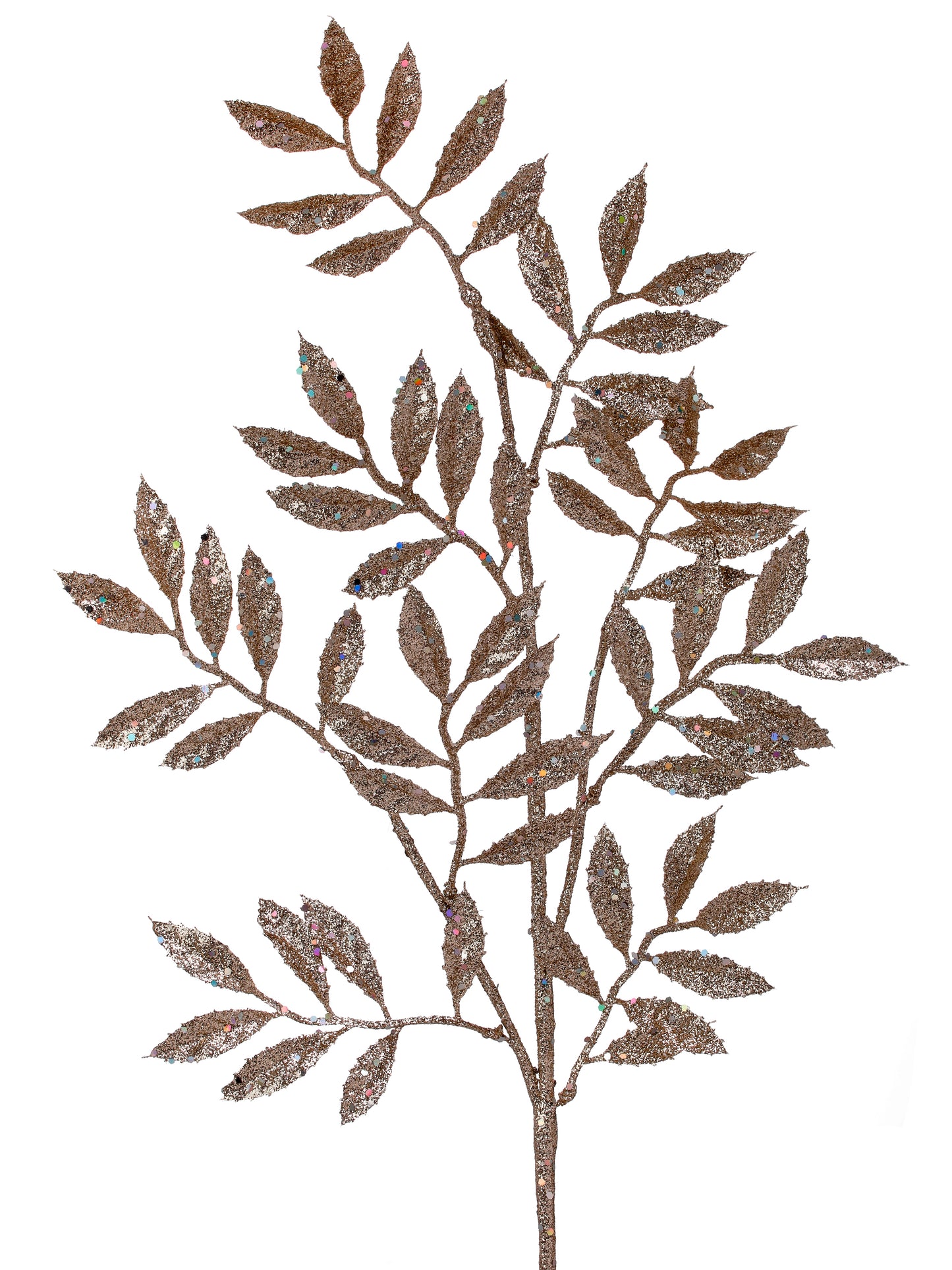 Glitter Mica Ruscus Spray