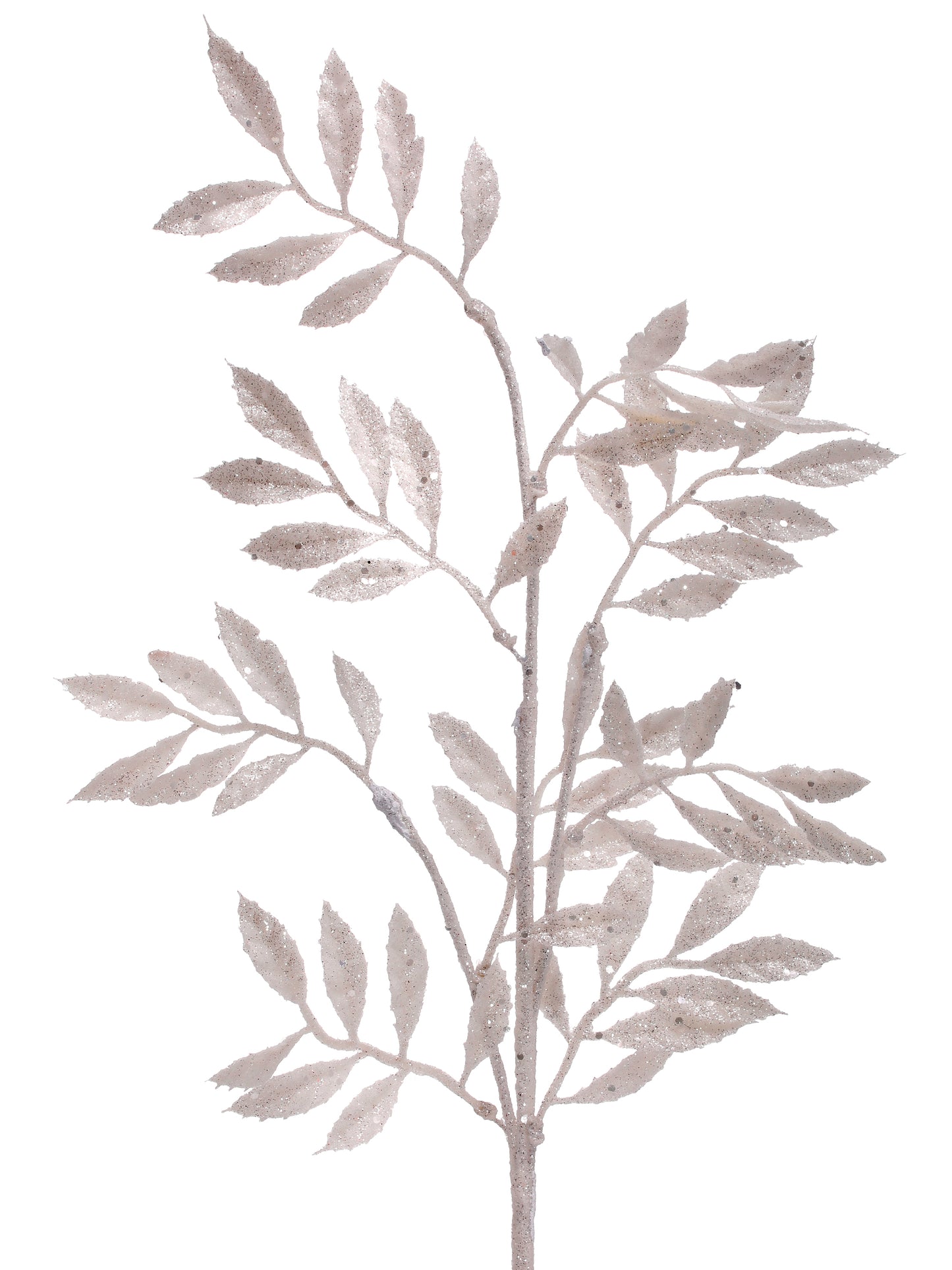 Glitter Mica Ruscus Spray