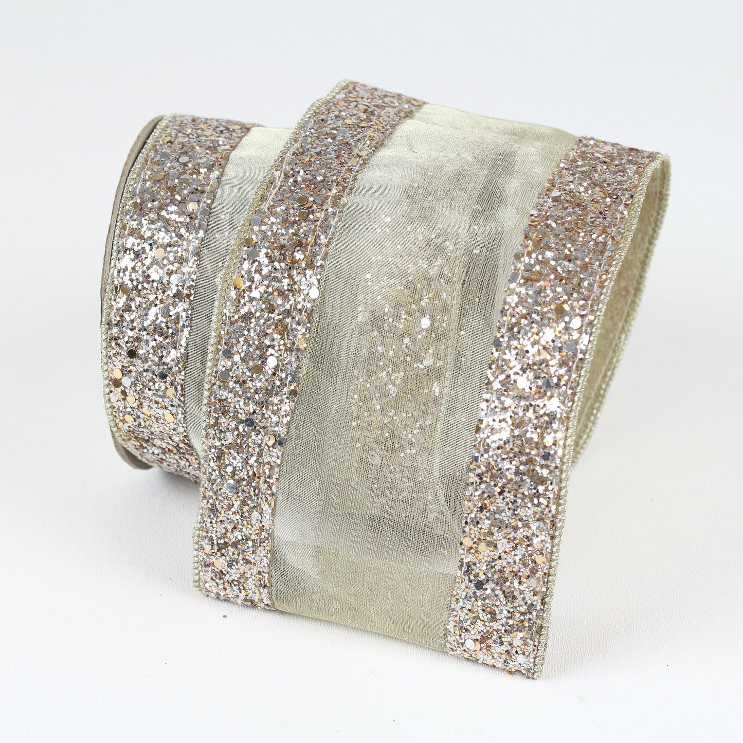 Chunky Glitter Border Ribbon