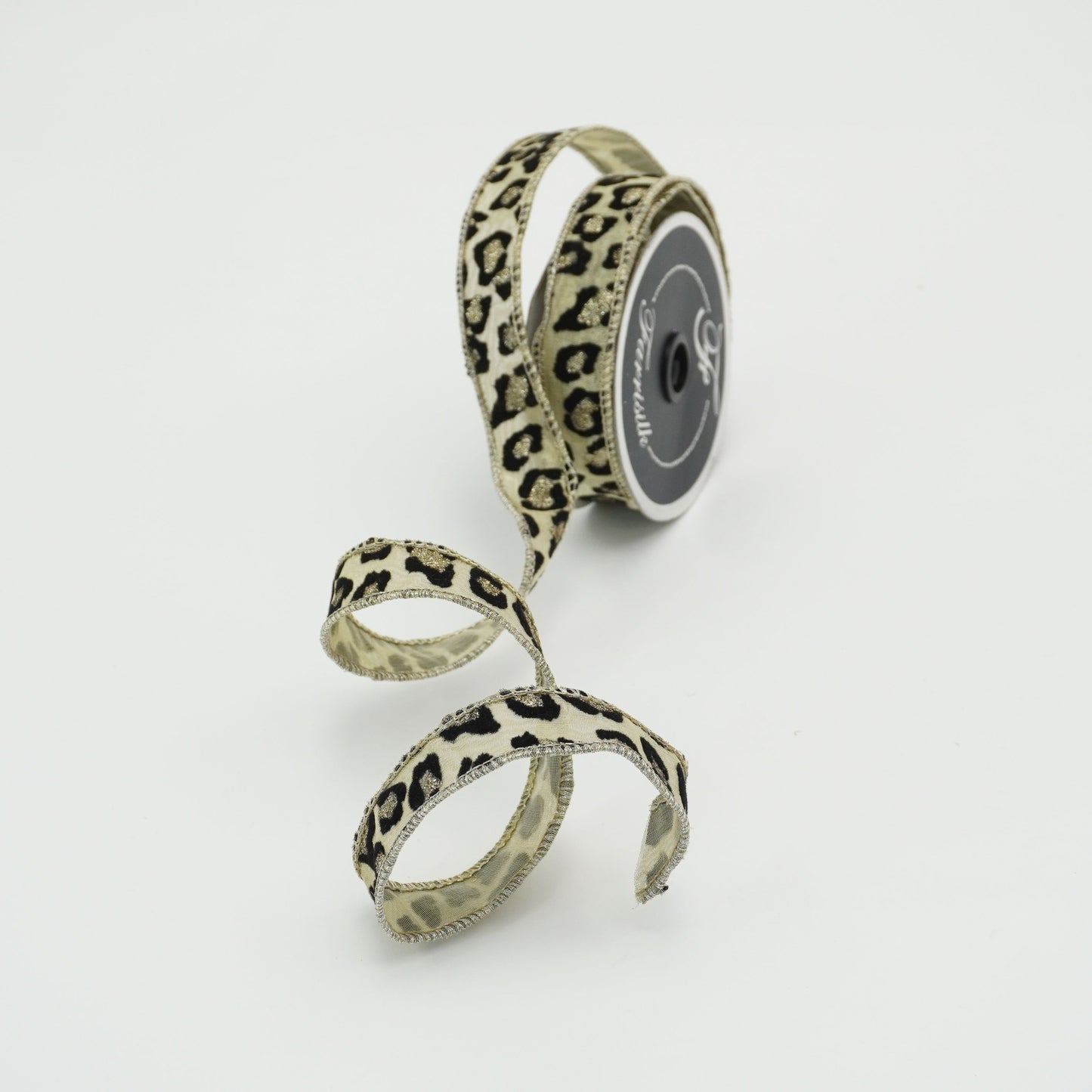 Metallic Cheetah Ribbon