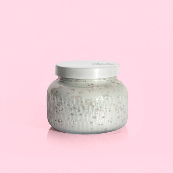 19oz Volcano Signature Jar White Mercury Etched