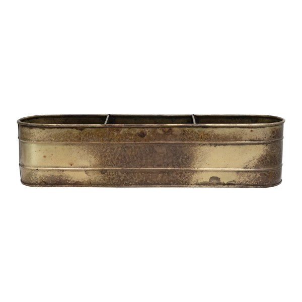 Galvanized Metal Window Planter