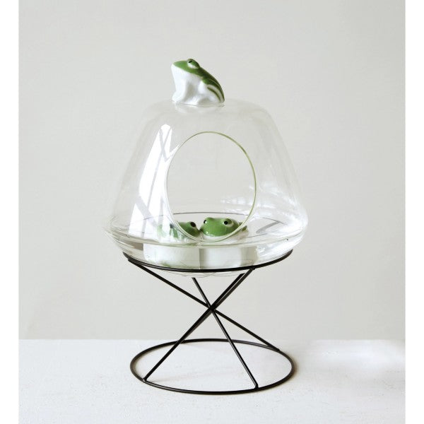 Floating Stoneware Frog