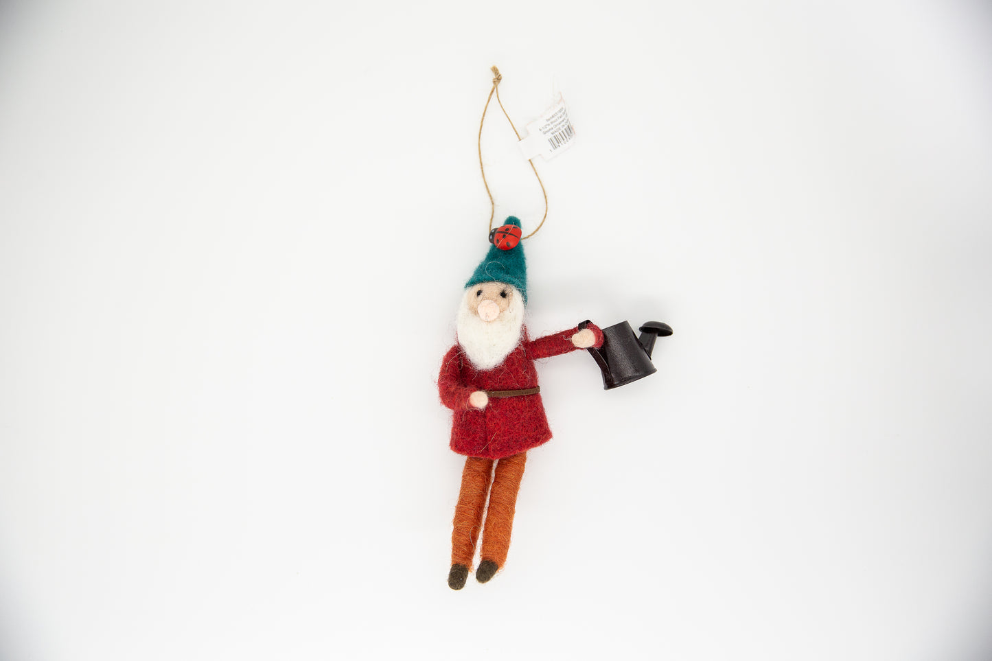 Wool Felt Gardening Gnome Ornament