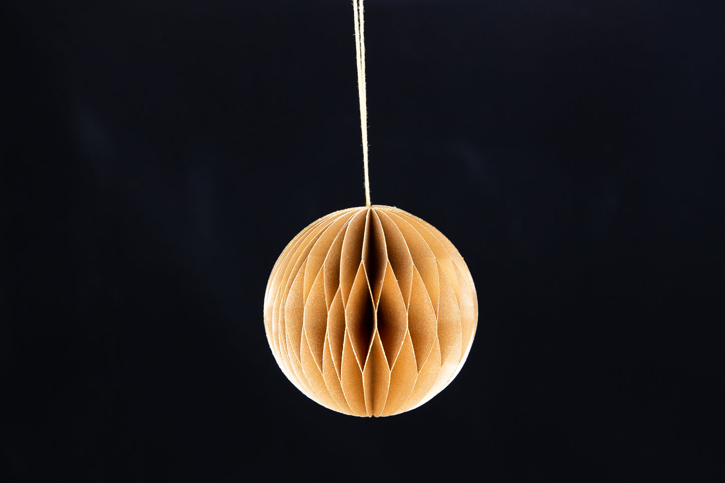 3.5" Gold Ball Ornament