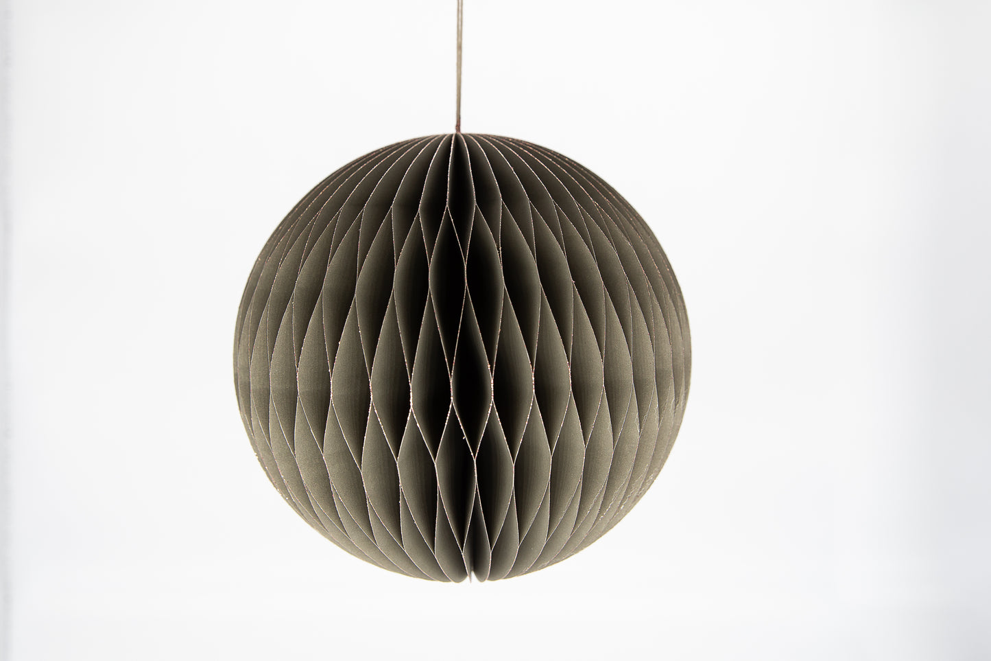 7" Taupe Ball Ornament