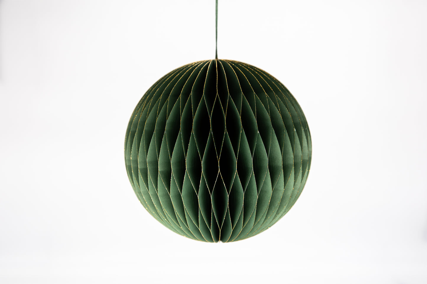 7" Green Ball Ornament
