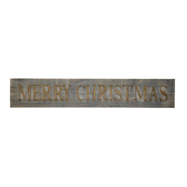 Merry Christmas Distressed Wall Decor