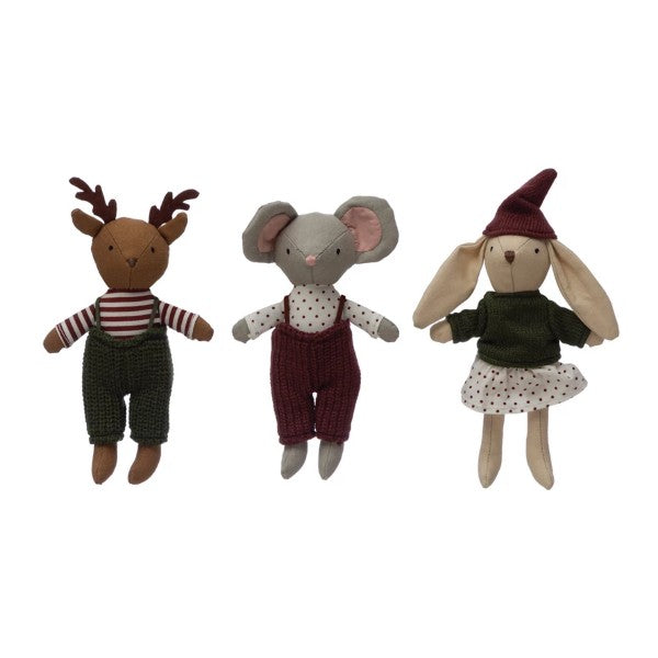 2" x 6" Plush Animal Toy
