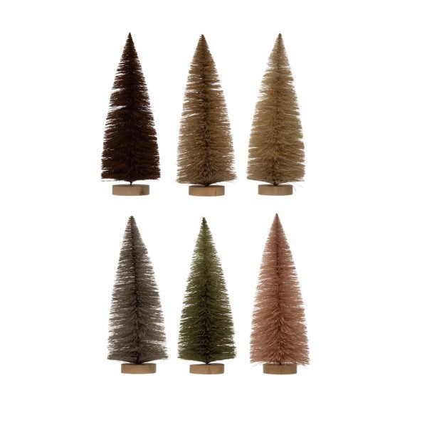 4 1/2"rd x 12" Sisal Bottle Brush Tree