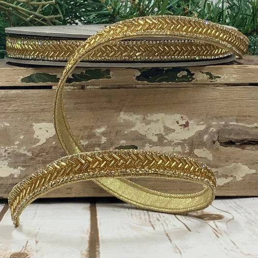 Bead Chervon Ribbon
