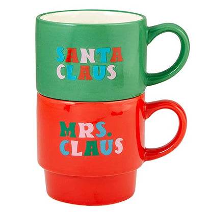 Mrs/Santa Claus Mug Set