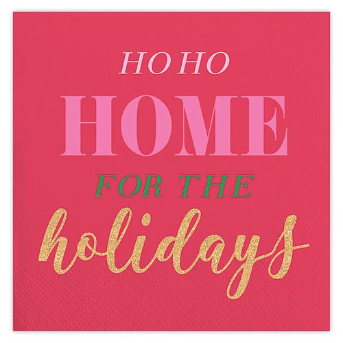 Home for the Holidays Paper Napkin