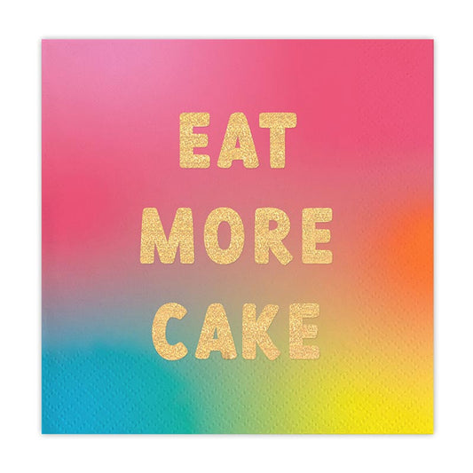 Eat Cake Cocktail Napkins