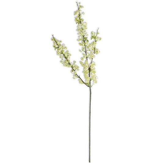 34" Cream Wild Blossom Spray