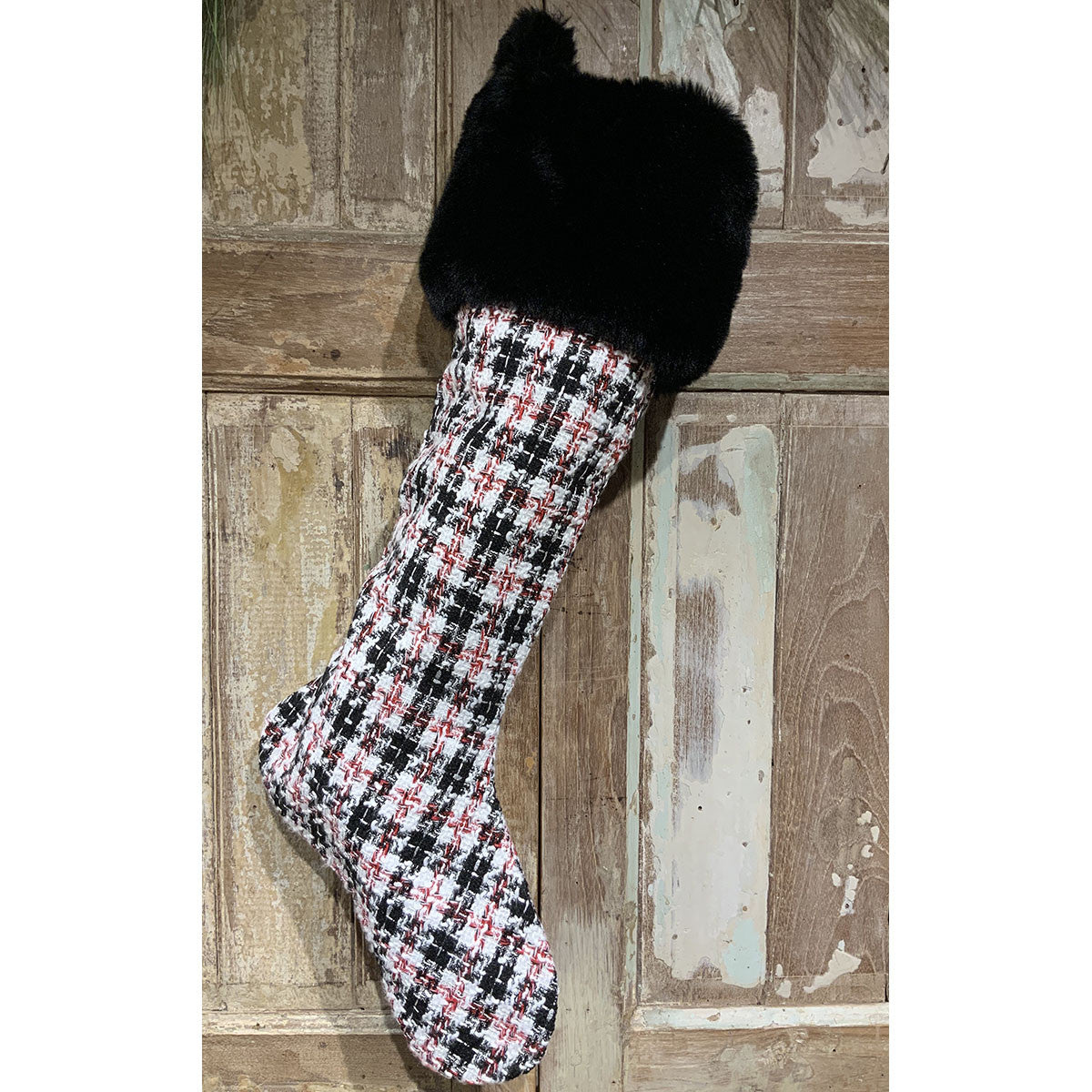 25" Chenille Knit Stocking
