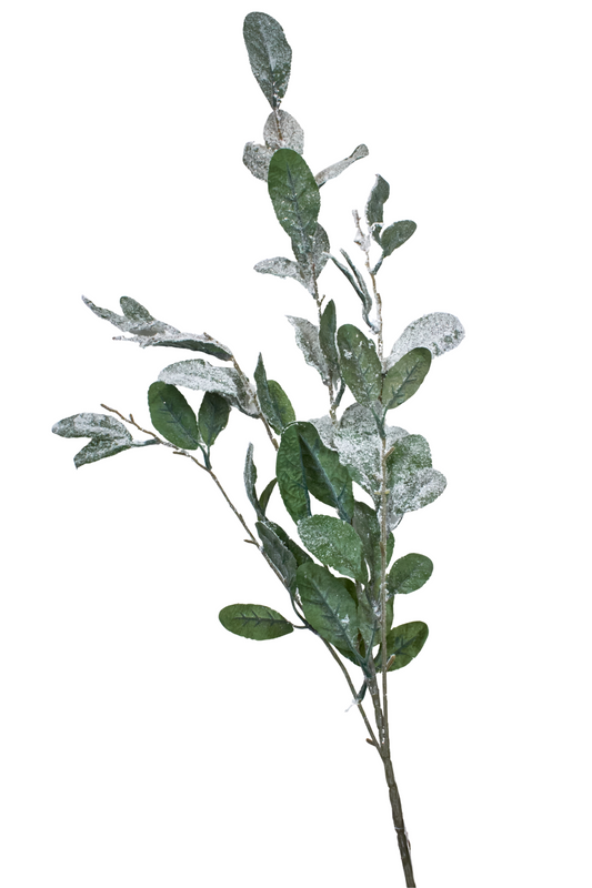 Artificial Snow Lamb Leaf on a white background