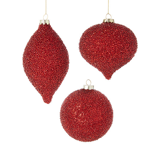 Red Beaded Ornament