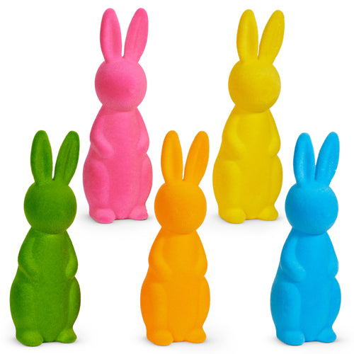 Bright Flocked Bunny