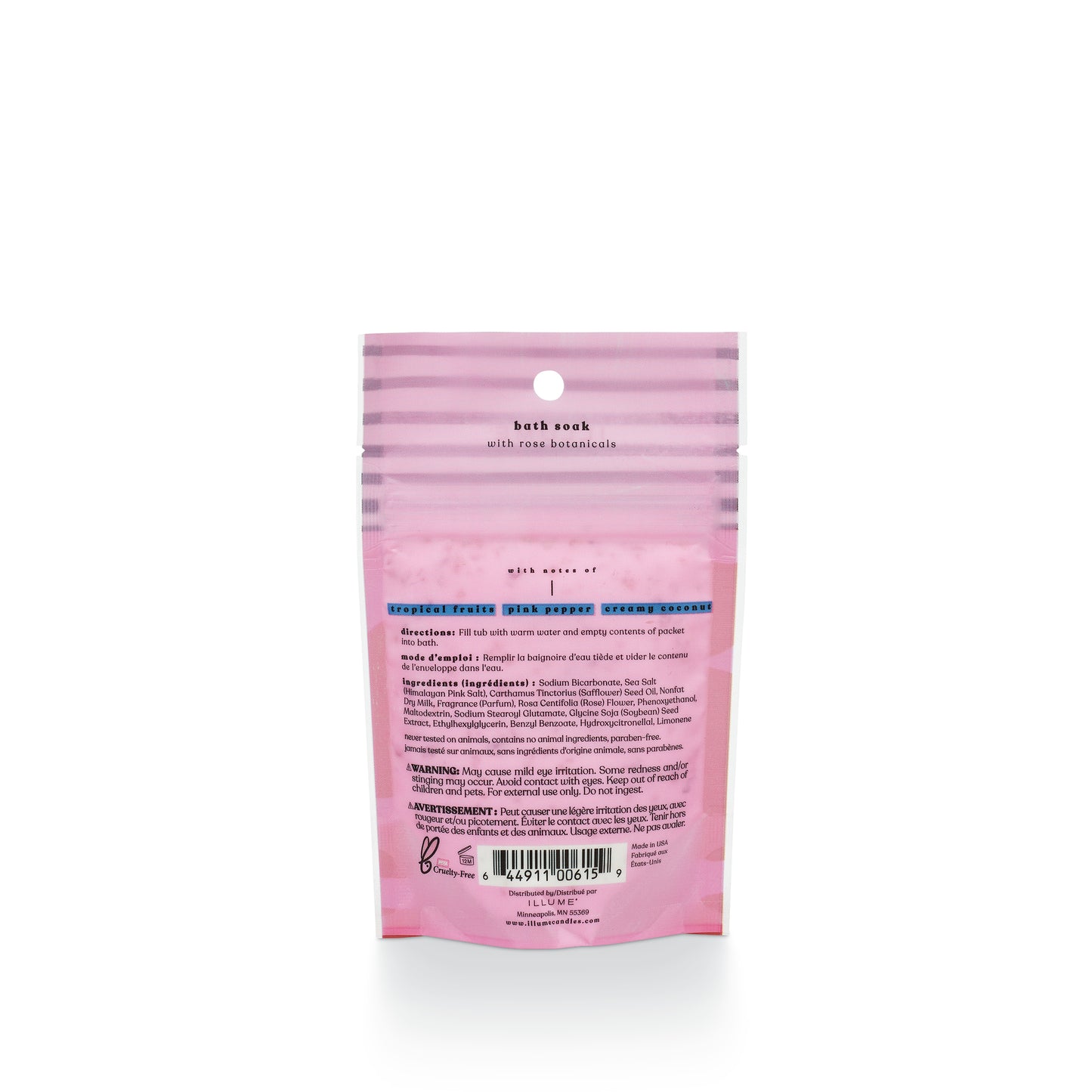 Pink Peper Fruit Bath Soak