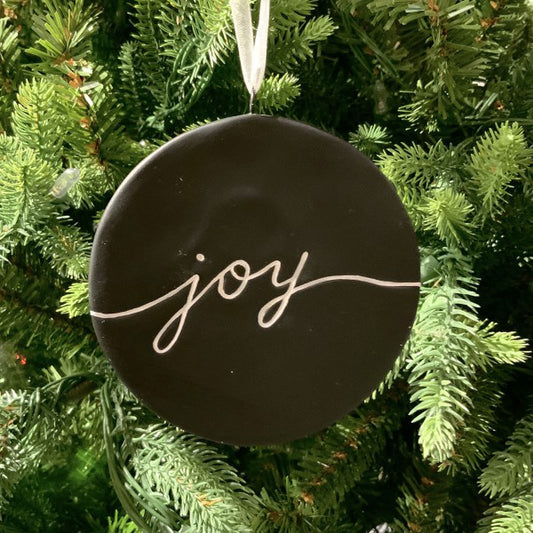 "Joy" Disc Ornament