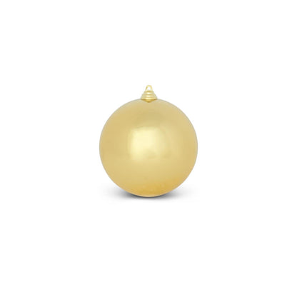 Shiny Gold Shatterproof Round Ornament