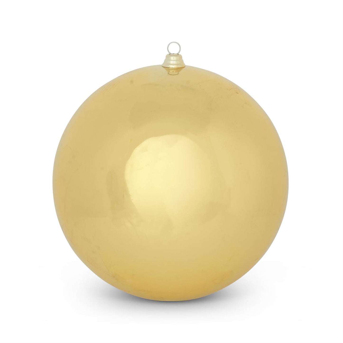 Shiny Gold Shatterproof Round Ornament