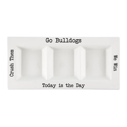 Bulldogs Condiment Platters