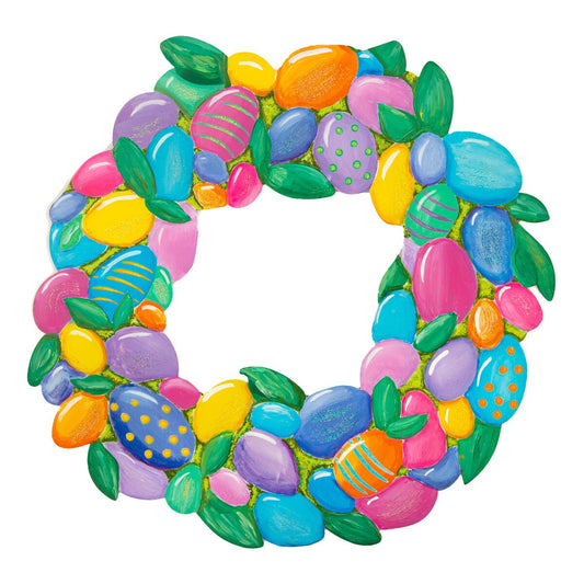 Egg Wreath Sign