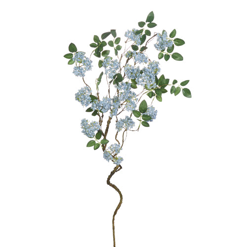 41" Blue Blossom Branch