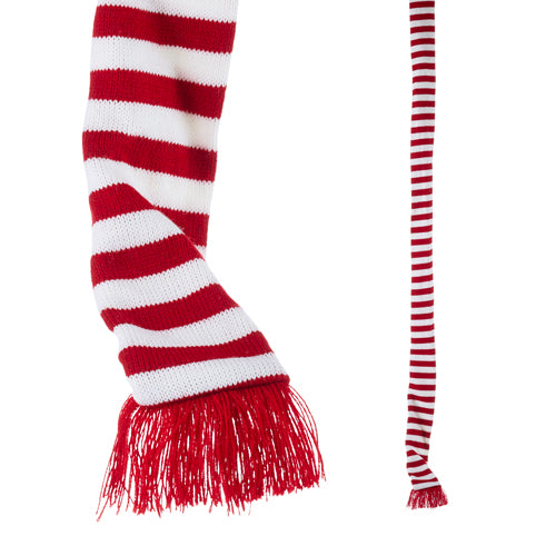 Striped Knit Scarf Garland