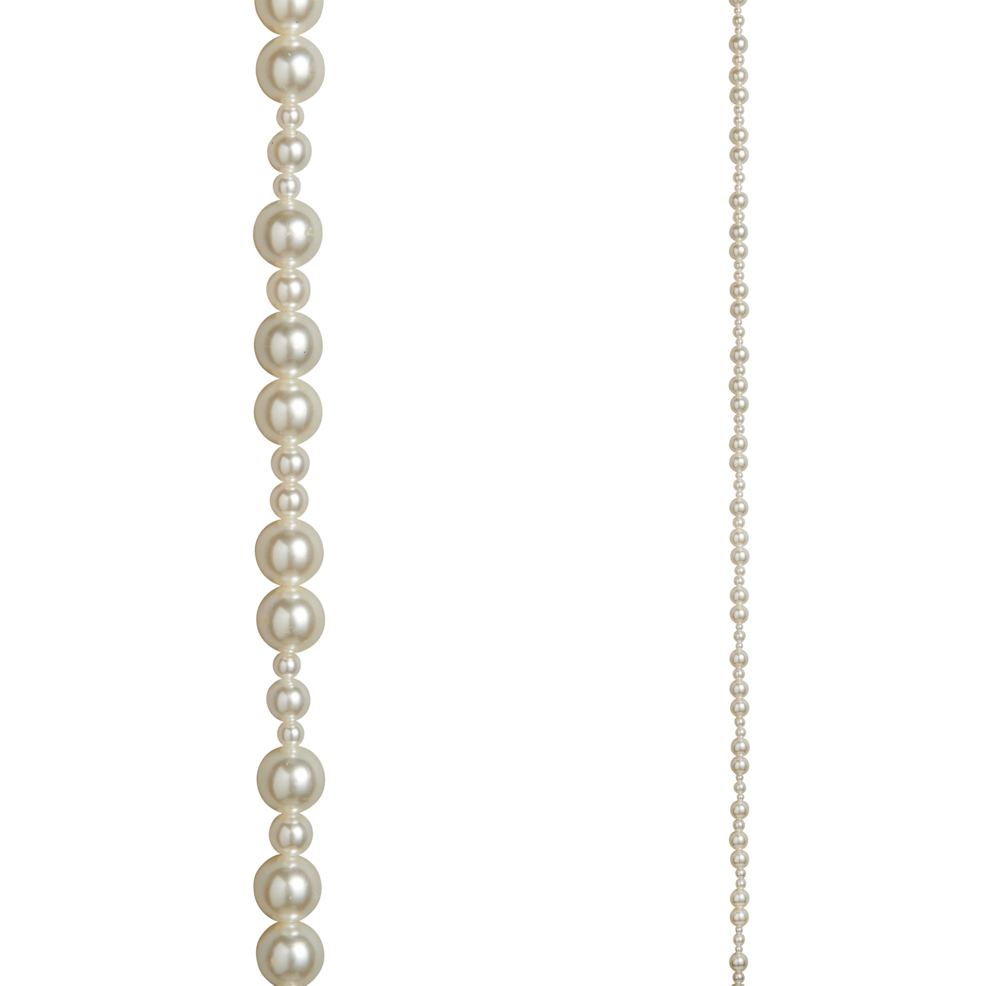 Pearl garland on a white background