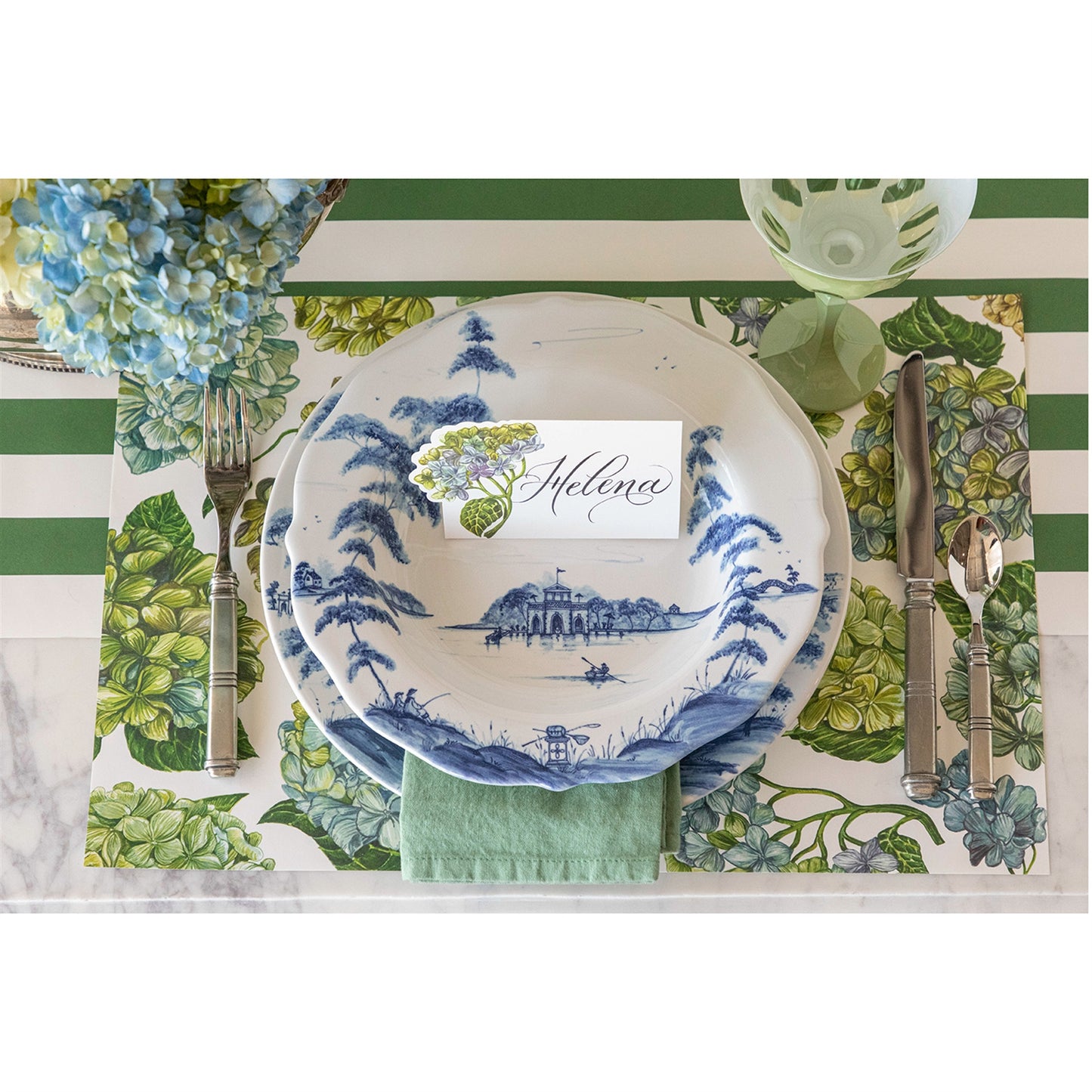 Blooming Hydrangeas Placemat