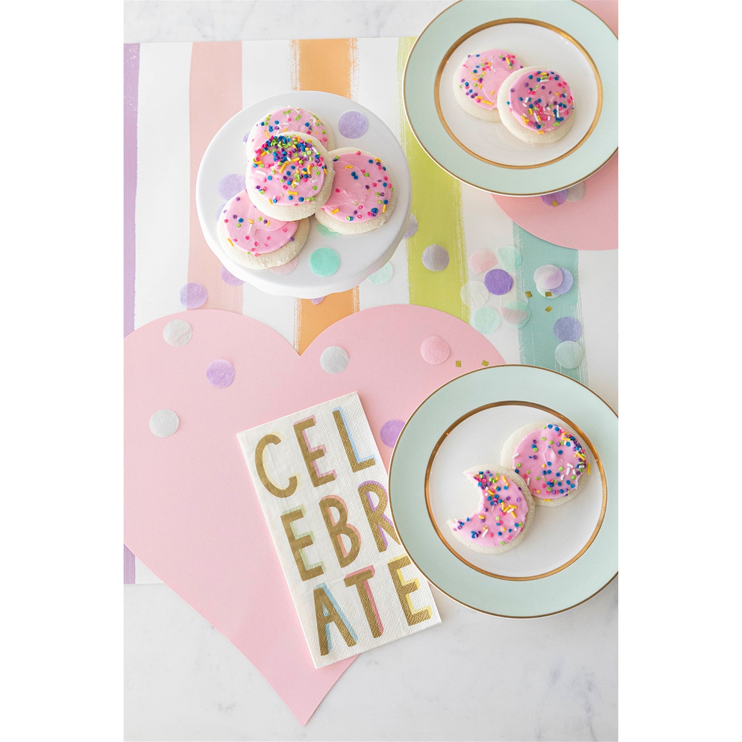 Pink Heart Placemat