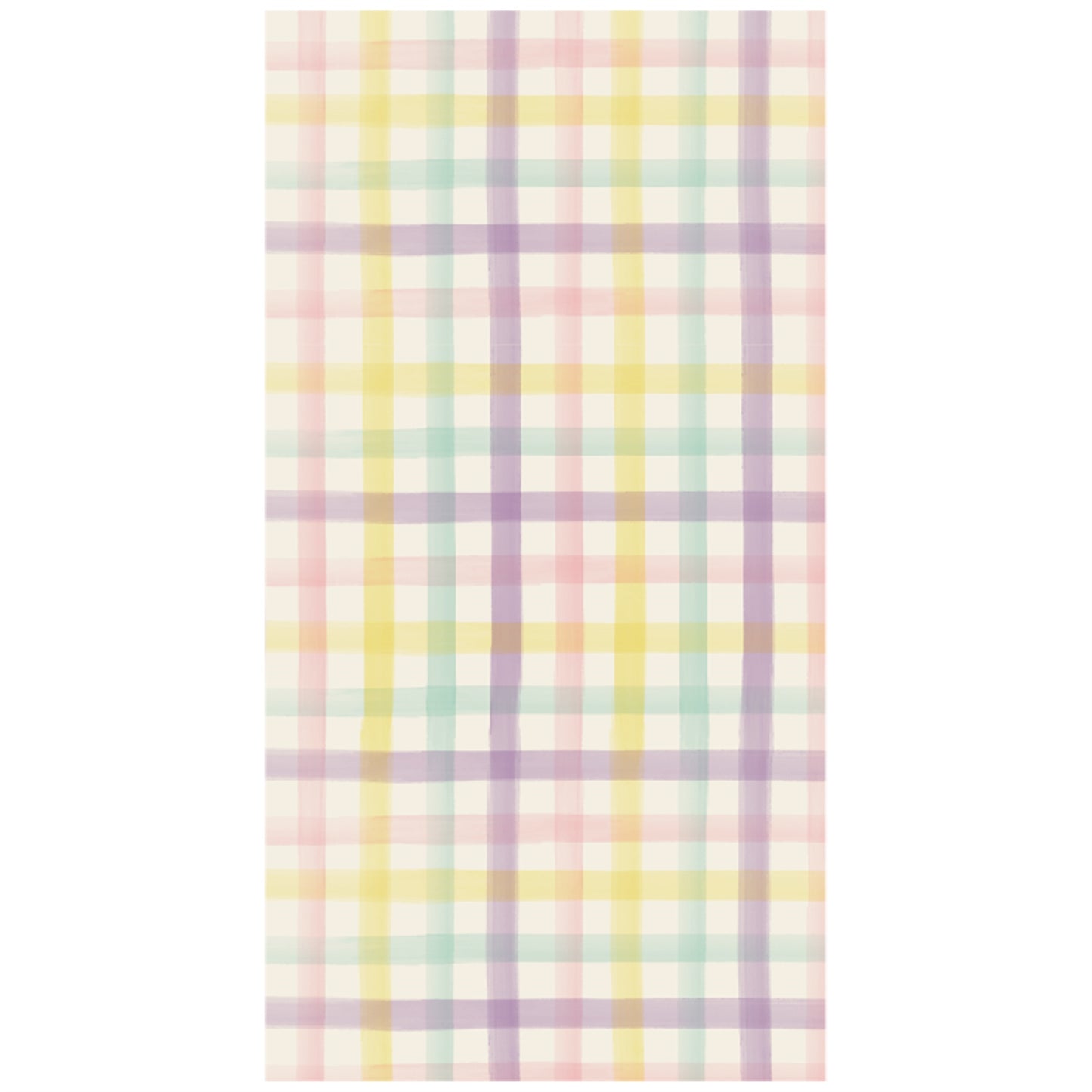 Spring Plaid Guest Napkins