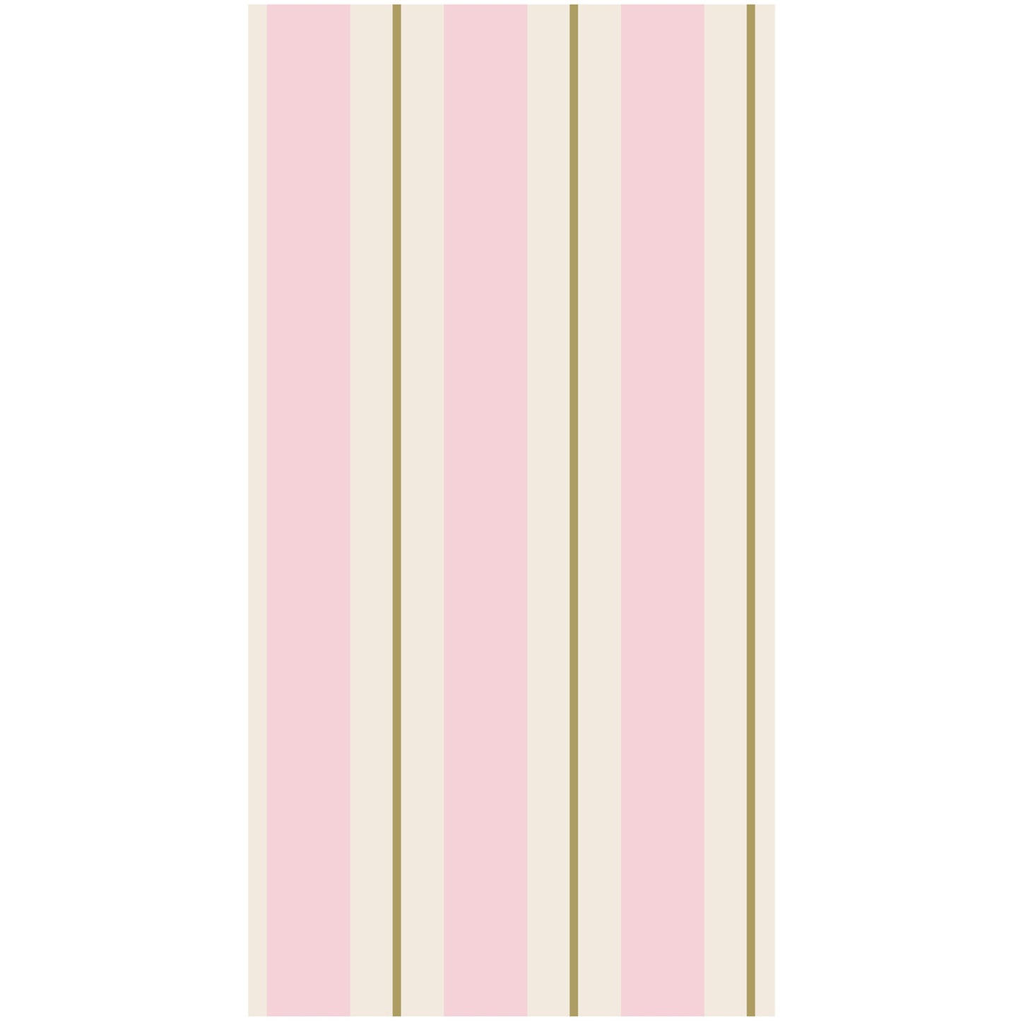 Pink & Gold Awning Stripe Guest Napkin