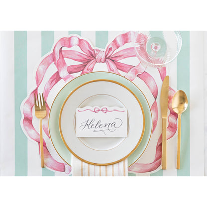 Pink Bow Placemat