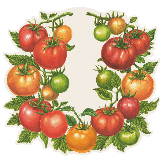 Die Cut Tomato Placemats